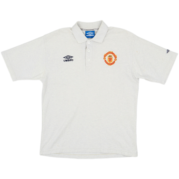 1998-99 Manchester United Umbro Polo Shirt - 8/10 - (M)