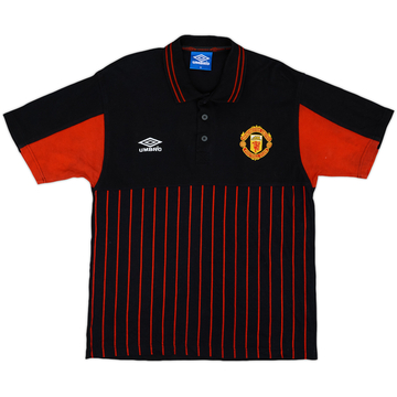 1998-99 Manchester United Umbro Polo Shirt - 8/10 - (M)