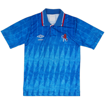 1989-91 Chelsea Home Shirt - 8/10 - (Y)