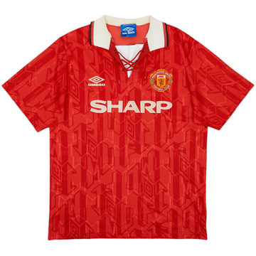 1992-94 Manchester United Home Shirt - 5/10 - (L)
