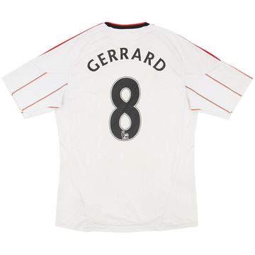 2010-11 Liverpool Away Shirt Gerrard #8 - 5/10 - (M)