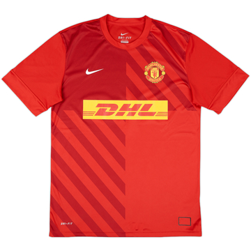 2012-13 Manchester United Nike Training Shirt - 8/10 - (L)