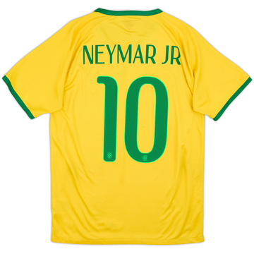 2014-15 Brazil Home Shirt Neymar Jr #10 - 5/10 - (S)