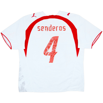 2006-08 Switzerland Away Shirt Senderos #4 - 5/10 - (XL)