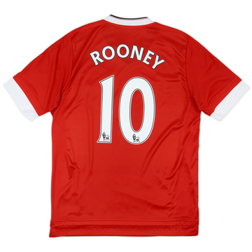 2015-16 Manchester United Home Shirt Rooney #10 - 6/10 - (M)