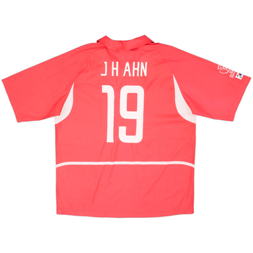 2002-03 South Korea Home Shirt J.H.Ahn #19 - 7/10 - (XL)