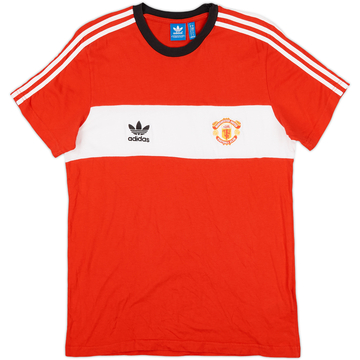 2015-16 Manchester United adidas Cotton Tee - 9/10 - (M)