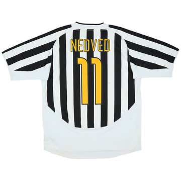 2003-04 Juventus Home Shirt Nedved #11 - 5/10 - (XL)