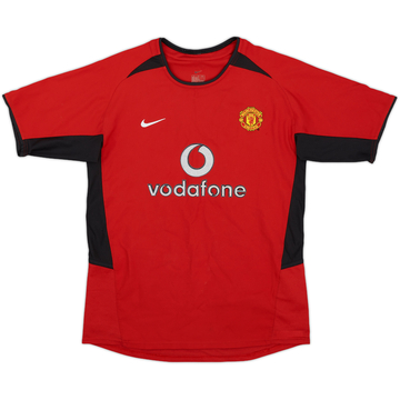 2002-04 Manchester United Home Shirt - 7/10 - (L.Boys)