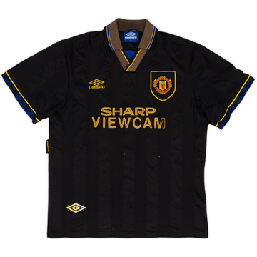 1993-95 Manchester United Away Shirt - 4/10 - (L)