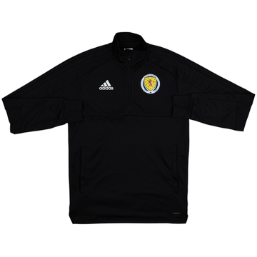 2017-18 Scotland adidas 1/4 Zip Drill Top - 9/10 - (S)