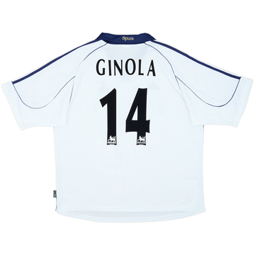 1999-01 Tottenham Home Shirt Ginola #14 - 7/10 - (XL)