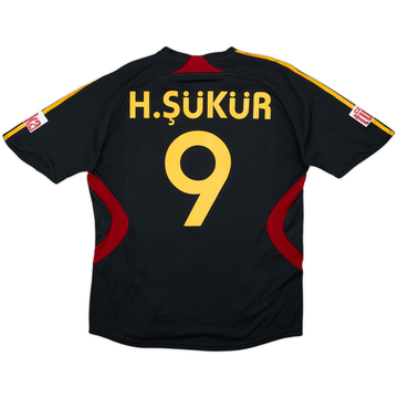 Camiseta de la tercera equipación del Galatasaray 2007-08 H.Sukur #9 - 6/10 - (L)