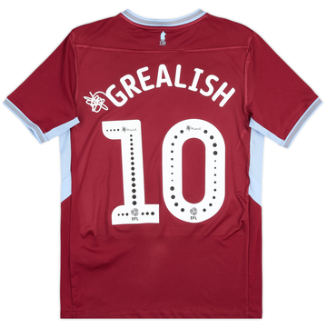 2018-19 Aston Villa Home Shirt Grealish #10 - 10/10 - (XL.Boys)