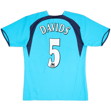 2006-07 Tottenham Away Shirt Davids #5 - 8/10 - (M)