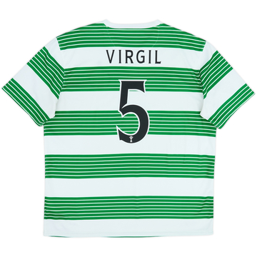2013-15 Celtic Home Shirt Virgil #5 - 5/10 - (XL)
