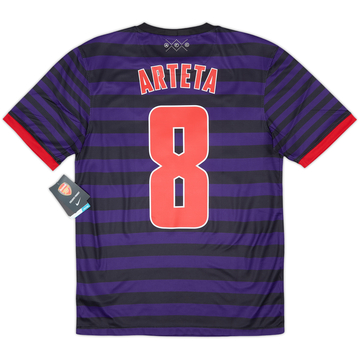 2012-13 Arsenal Away Shirt Arteta #8 (S)
