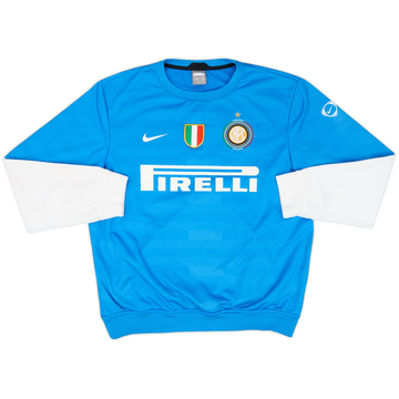2009-10 Inter Milan Nike Sweat Top - 7/10 - (L)
