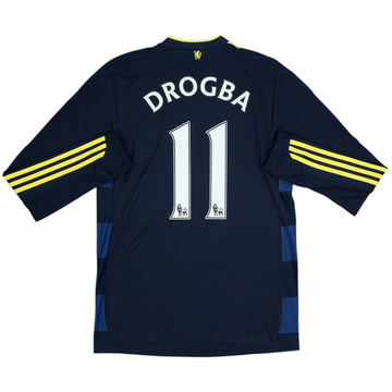 2009-10 Chelsea Player Issue Away L/S Shirt Drogba #11 - 9/10 - (S)