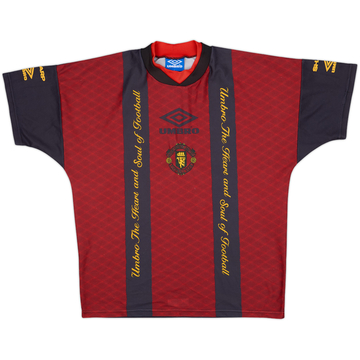 1994-95 Manchester United Umbro Training Shirt - 9/10 - (L)