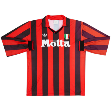 1992-93 AC Milan Home L/S Shirt #9 - 6/10 - (XL)
