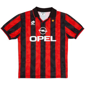 1994-95 AC Milan Home Shirt - 8/10 - (L)