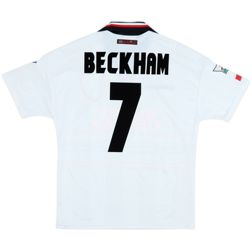 1997-99 Manchester United Away Shirt Beckham #7 - 6/10 - (M)
