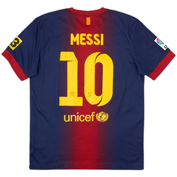 2012-13 Barcelona Home Shirt Messi #7 - 6/10 - (M)