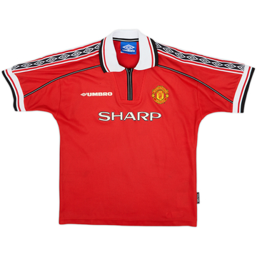 1998-00 Manchester United Home Shirt - 5/10 - (S.Boys)
