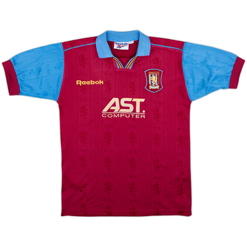 1995-97 Aston Villa Home Shirt - 7/10 - (Y)