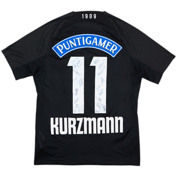 2023-24 Sturm Graz Squad Signed Home Shirt Kurzmann #11 - 3/10 - (M)