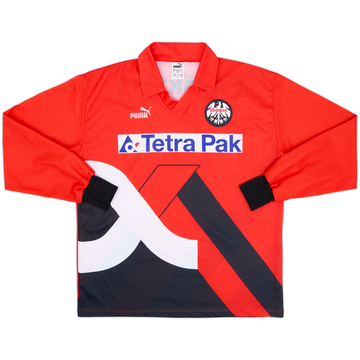 1993-94 Eintracht Frankfurt Home L/S Shirt - 8/10 - (XL)