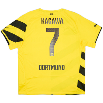 2014-15 Borussia Dortmund Home Shirt Kagawa #7 - 7/10 - (XL)