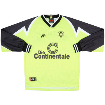 1995-96 Borussia Dortmund Home L/S Shirt - 8/10 - (XL)
