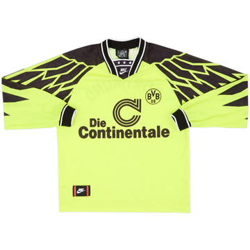 1994-95 Borussia Dortmund Home L/S Shirt - 7/10 - (M)