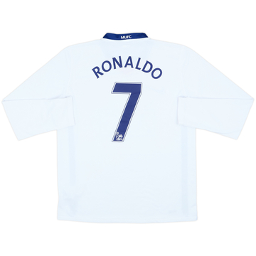 2008-10 Manchester United Away L/S Shirt Ronaldo #7 - 8/10 - (M)