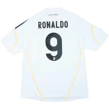 2009-10 Real Madrid Home Shirt Ronaldo #9 - 8/10 - (XL)