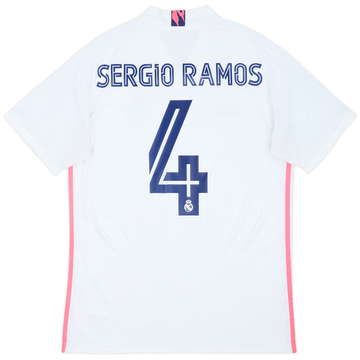 2020-21 Real Madrid Home Shirt Sergio Ramos #4 - 5/10 - (M)