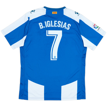 2018-19 Espanyol Home Shirt B.Iglesias #7 - 10/10 - (XL)