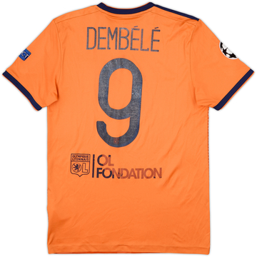2018-19 Lyon Third Shirt Dembele #9 - 4/10 - (S)