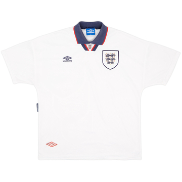 1993-95 England Home Shirt - 6/10 - (XL)