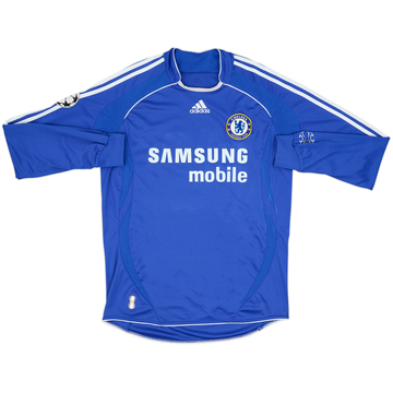 2006-08 Chelsea Home L/S Shirt - 5/10 - (M)