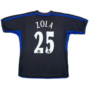 2002-04 Chelsea Away Shirt Zola #25 - 6/10 - (L)