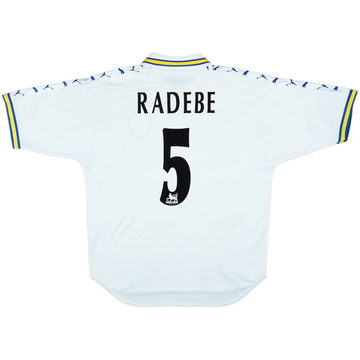 1998-00 Leeds United Camiseta Local Radebe #5 - 6/10 - (L)