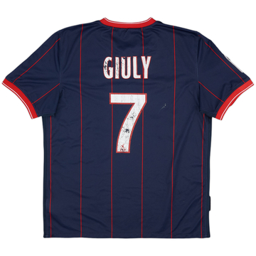 2009-10 Paris Saint-Germain Home Shirt Giuly #7 - 4/10 - (M)