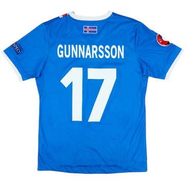 2016-18 Iceland Home Shirt Gunnarsson #17 - 6/10 - (M)