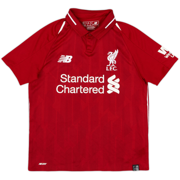 2018-19 Liverpool Home Shirt - 8/10 - (S.Boys)