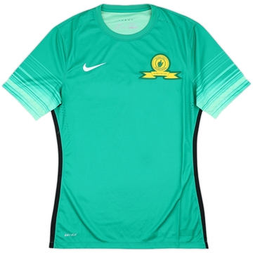 2015-16 Mamelodi Sundowns Player Issue GK S/S Shirt - 9/10 - (M)