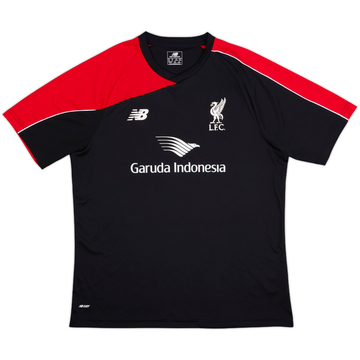 2015-16 Liverpool New Balance Training Shirt - 7/10 - (XL)
