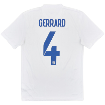 2014-15 England Home Shirt Gerrard #4 - 6/10 - (S)